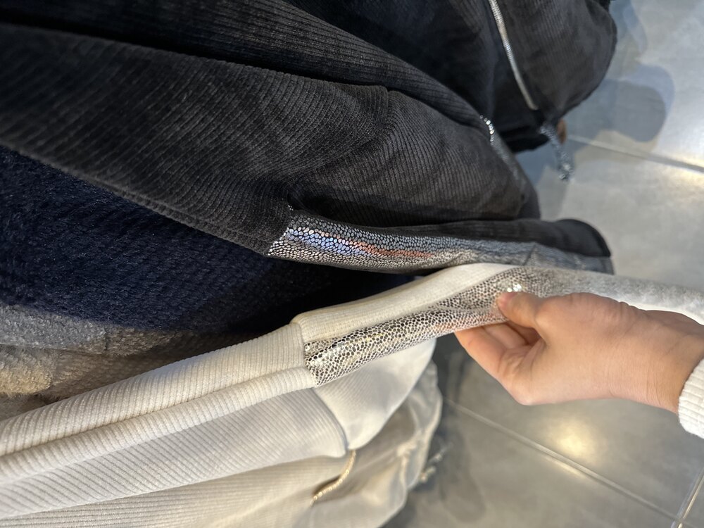 Kalın Kapşonlu Kadife Ceket Tunik