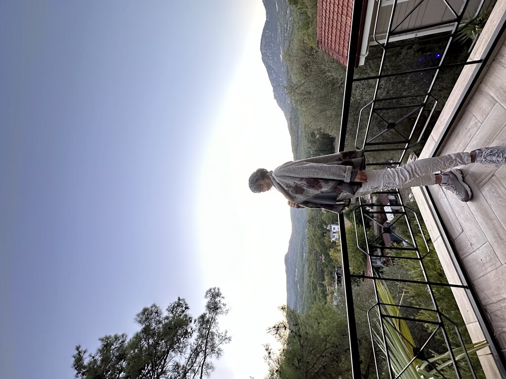 Gri Uzun Kol Keçe Hırka