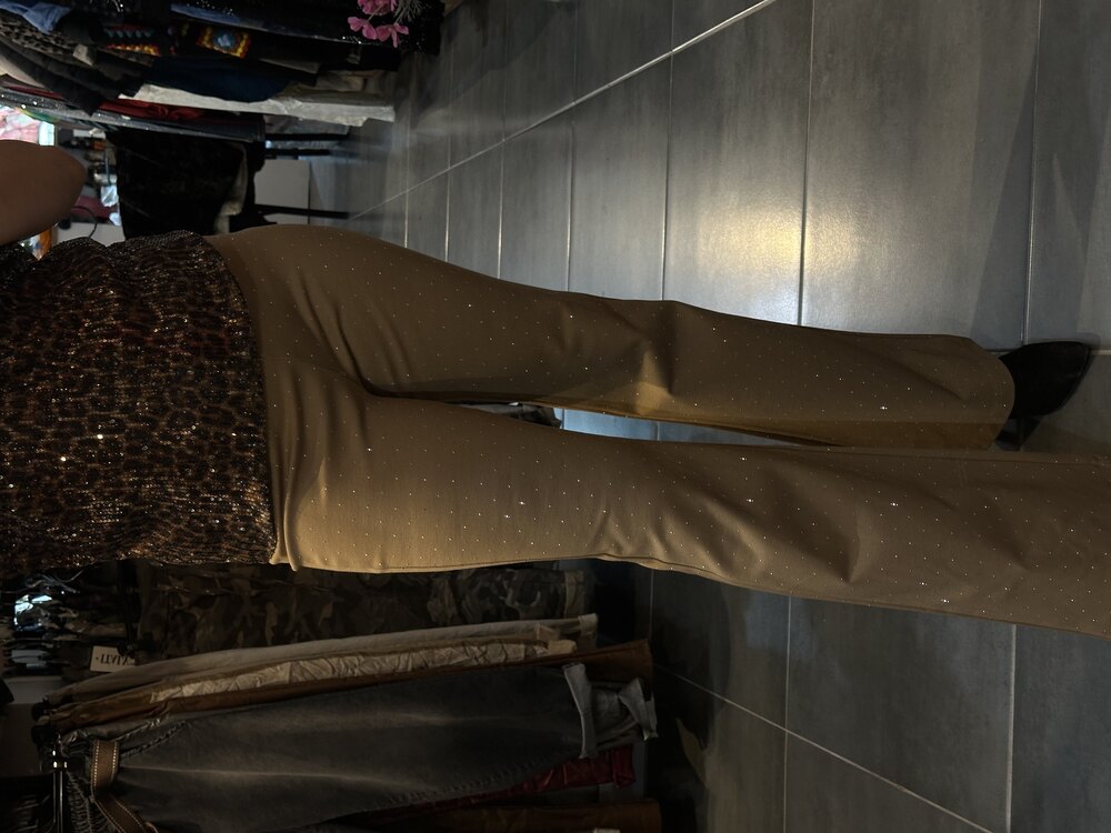 Taşlı Tayt Pantolon