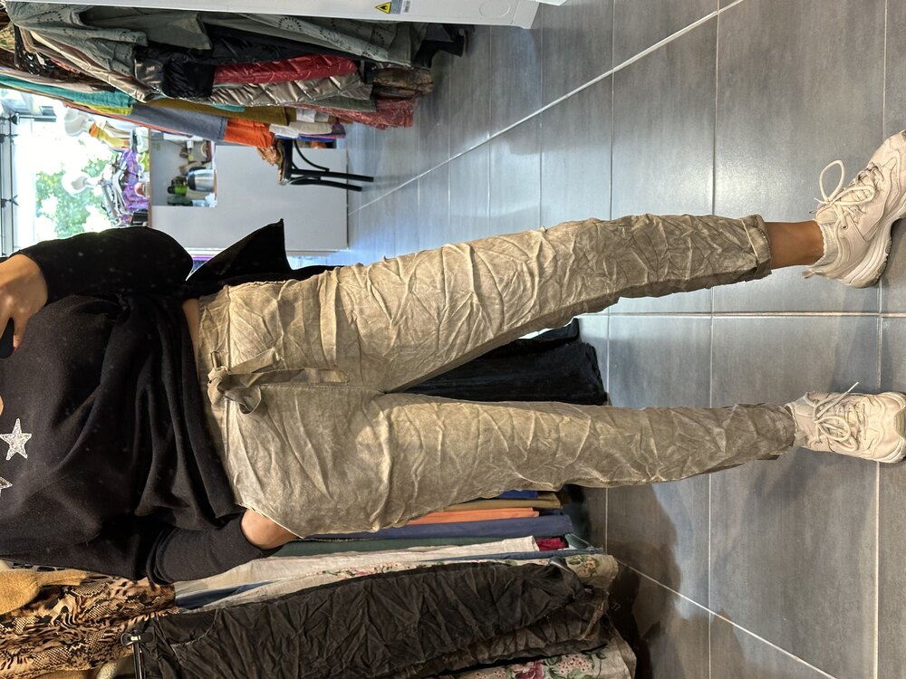 İtalyan Full Likra Süet Pantolon