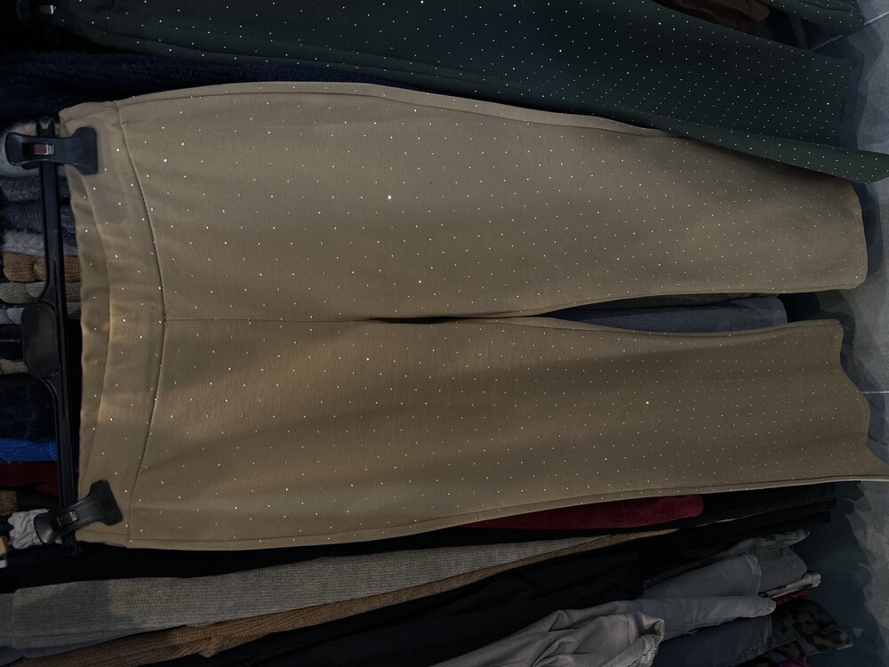 Taşlı Tayt Pantolon