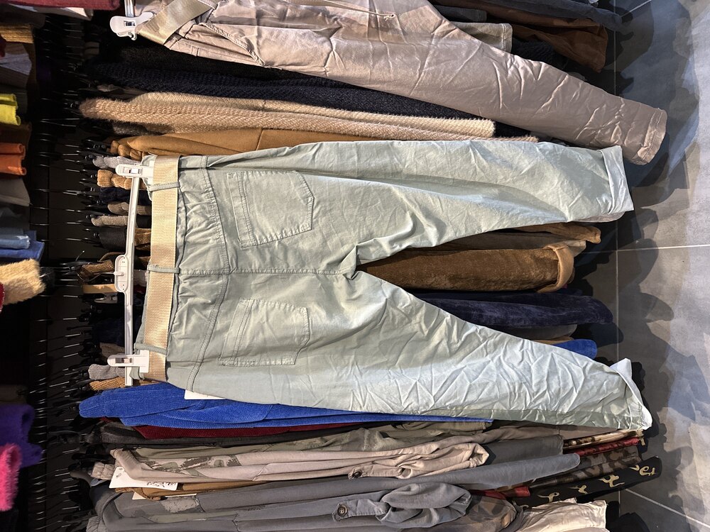 Full Likralı Saten Koton  Pantolon 