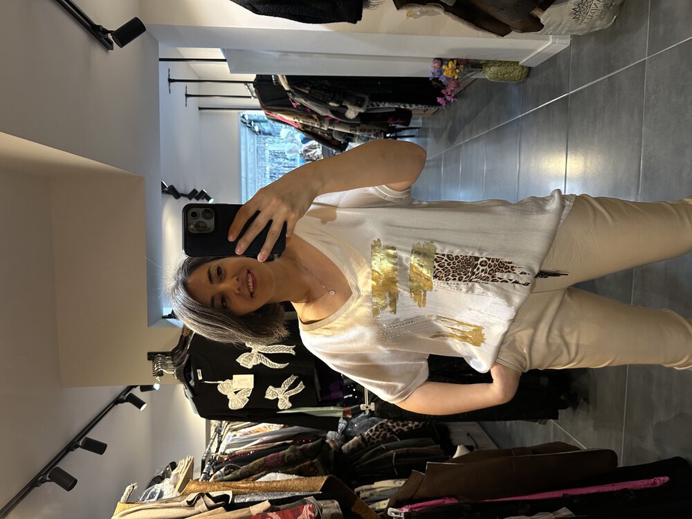 Önü Saten İtalyan Bluz