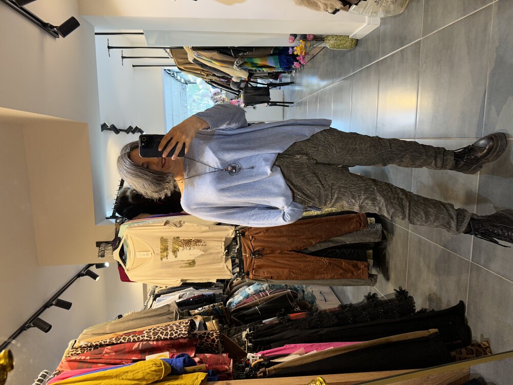 Kolyeli Angora Oversize Bluz