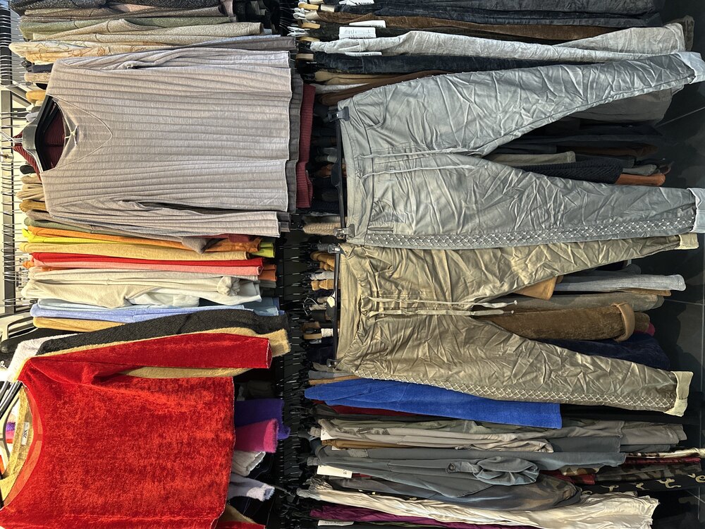 Yanı Taşlı Deri Pantolon