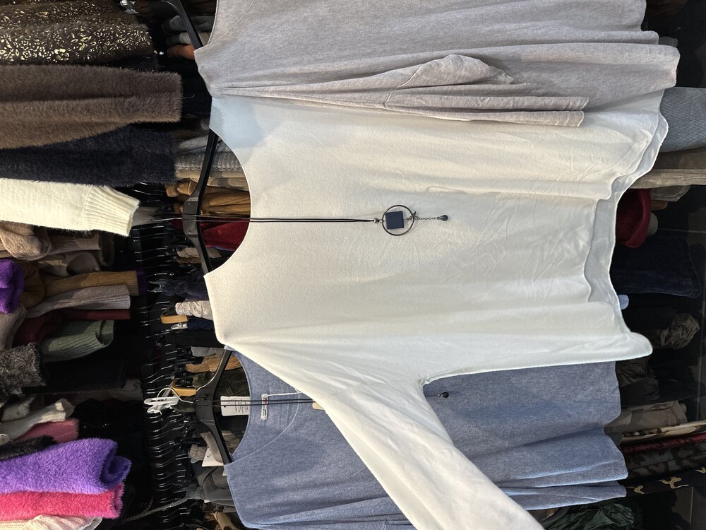 Angora Kolyeli Oversize Bluz