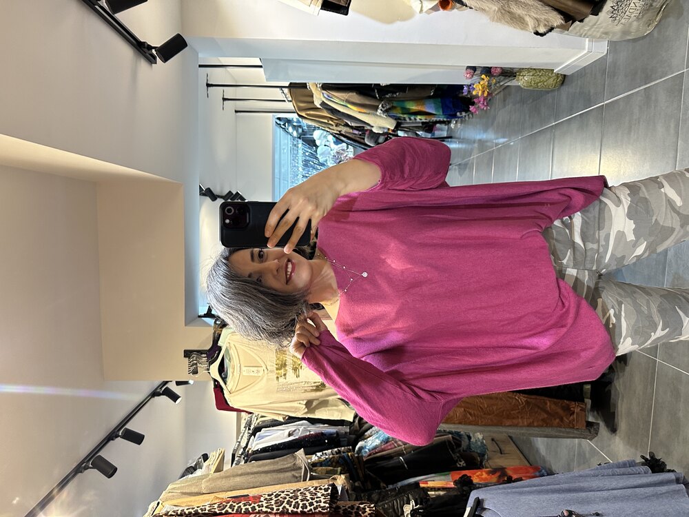 Kolyeli Angora Oversize Bluz