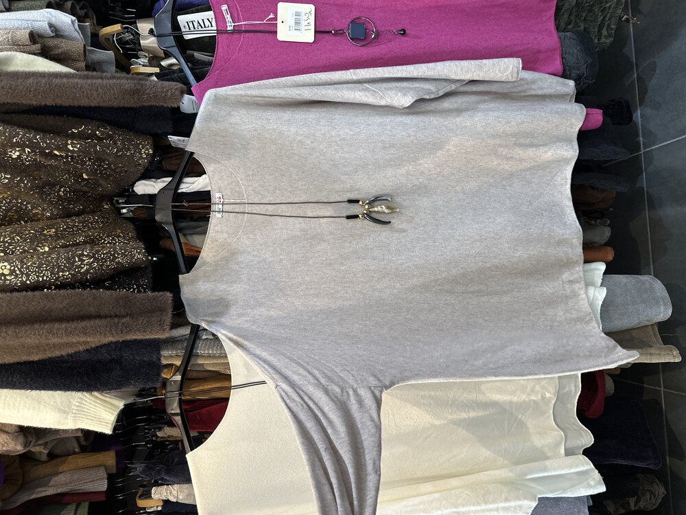 Angora Kolyeli Oversize Bluz