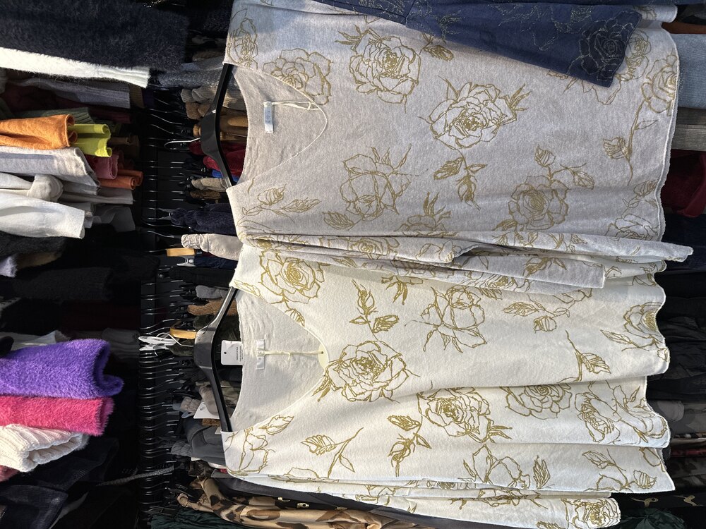 Gül Desen Yaldızlı Kazak