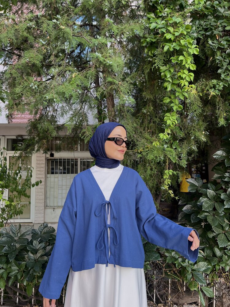 Blue Mini Kimono