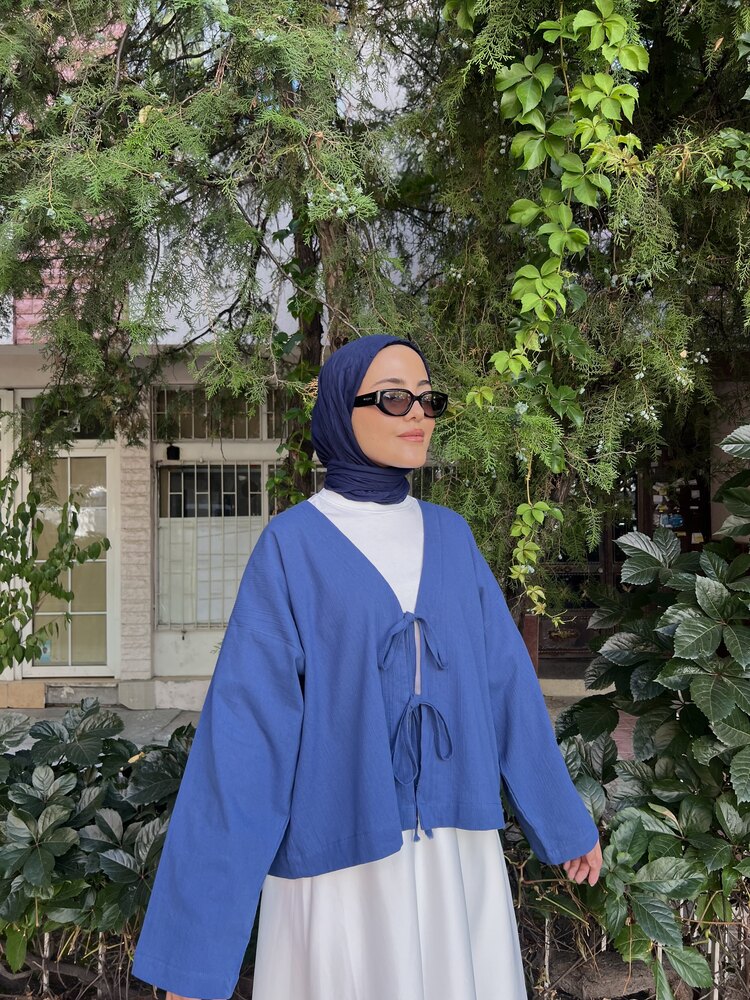 Blue Mini Kimono