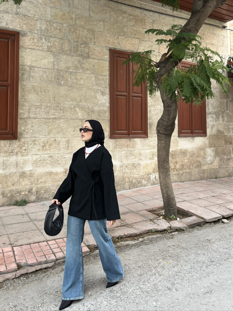 Siyah Kaşe Ceket