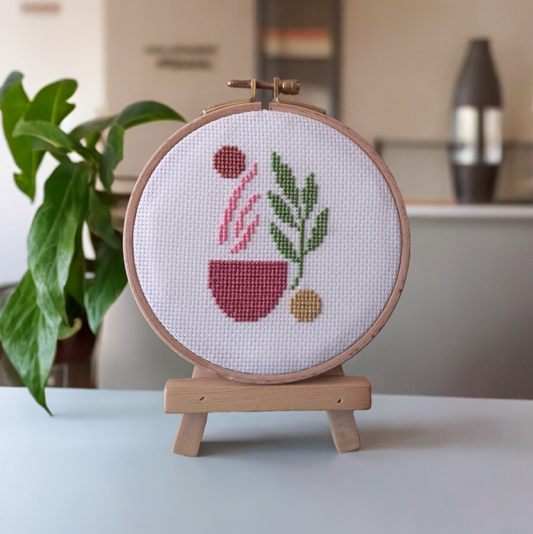 Abstract Serisi No:4 Coffee Botanical Boho Raf veya Duvar Aksesuarı