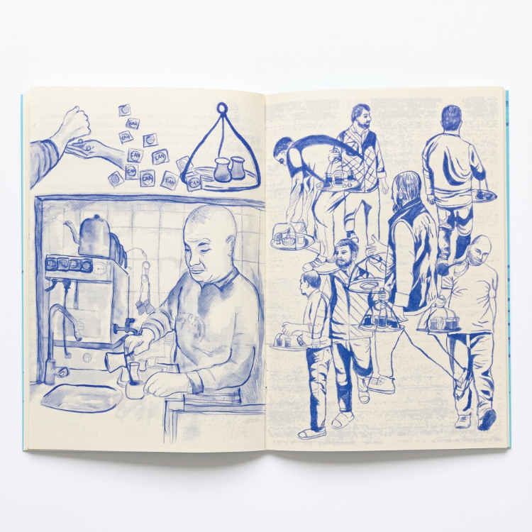 Istanbul Cofee & Tea, Ifeta Mesic (riso print)