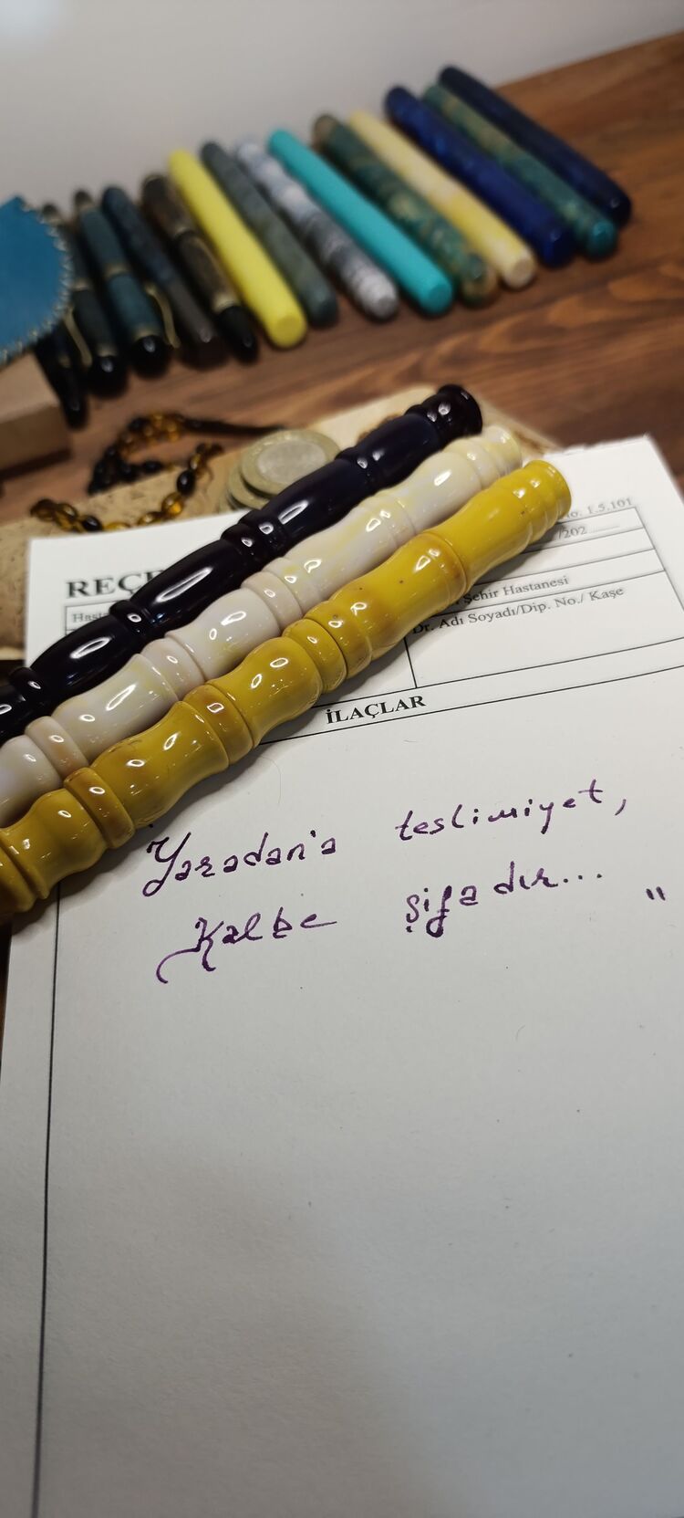 vintage malzeme  özel dolmakalem 