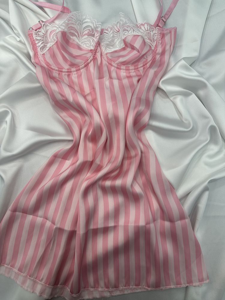 ŞEKER PEMBE SATEN MİNİ DRESS