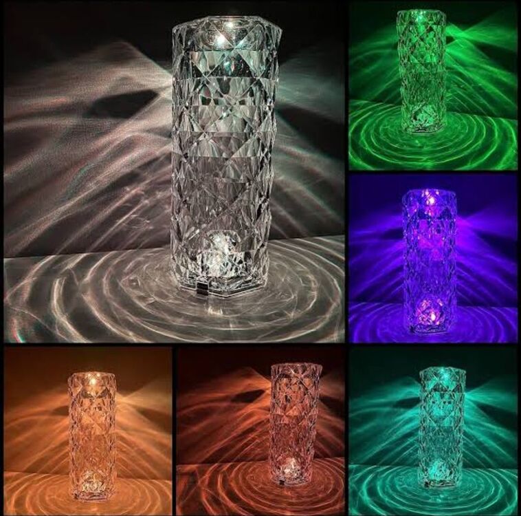 Kumandali Kristal Masa Lambasi RGB 