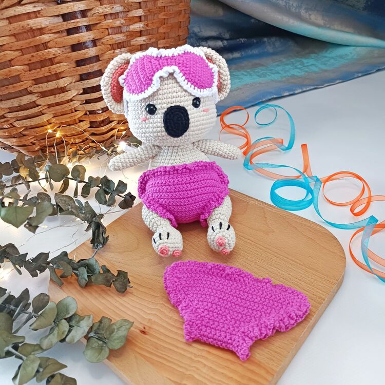 Uykucu Koala (Fuşya)