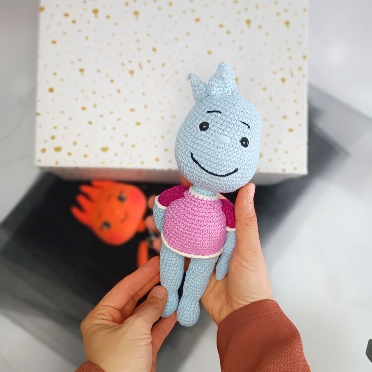 Ember Y Wade Amigurumi PDF Tarif (pattern)