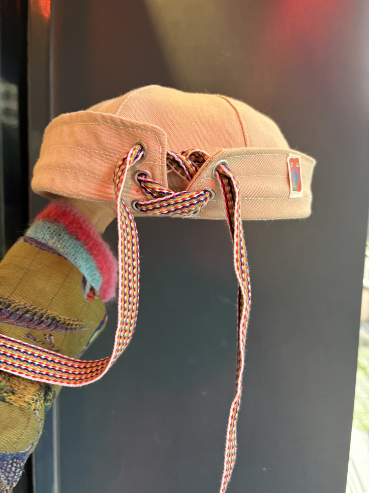 Beige Wool Sailor Hat
