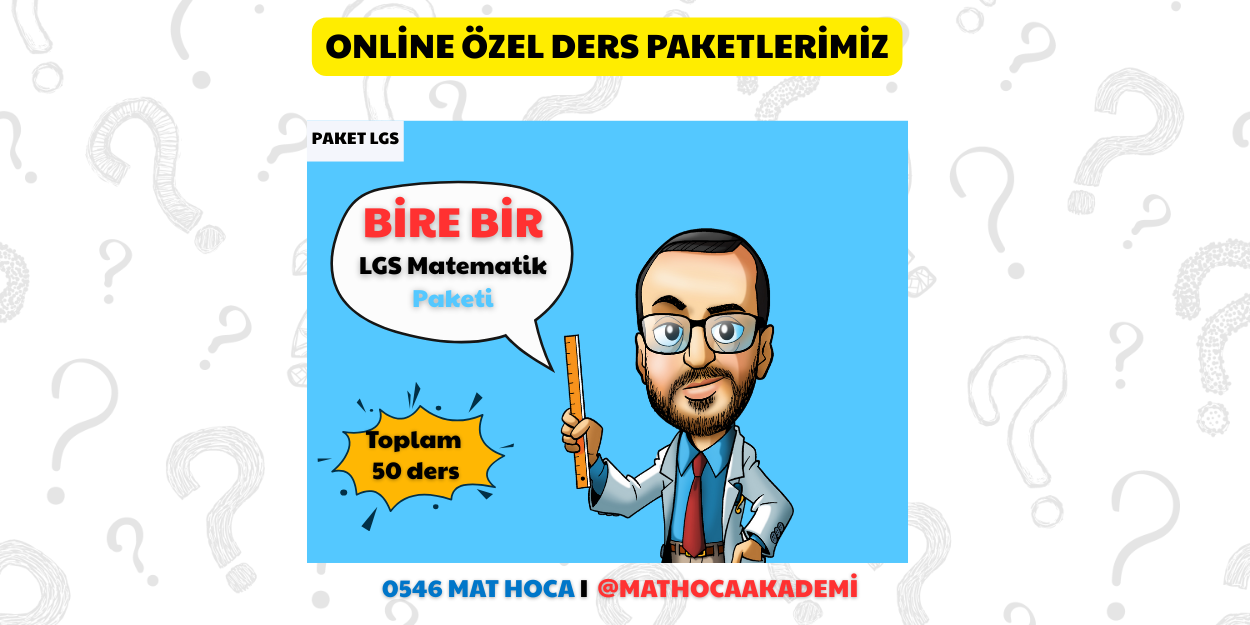 Online LGS Matematik Özel Ders Paketi 