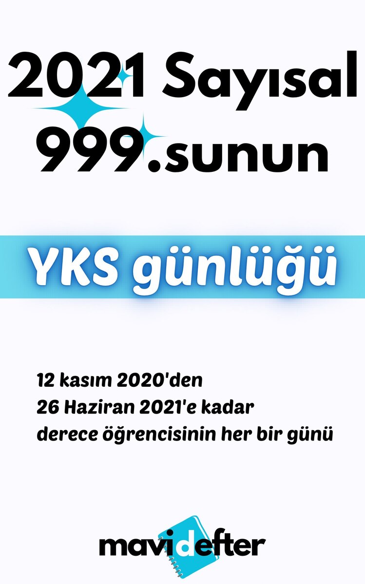 Mavi Defter: YKS Günlüğüm