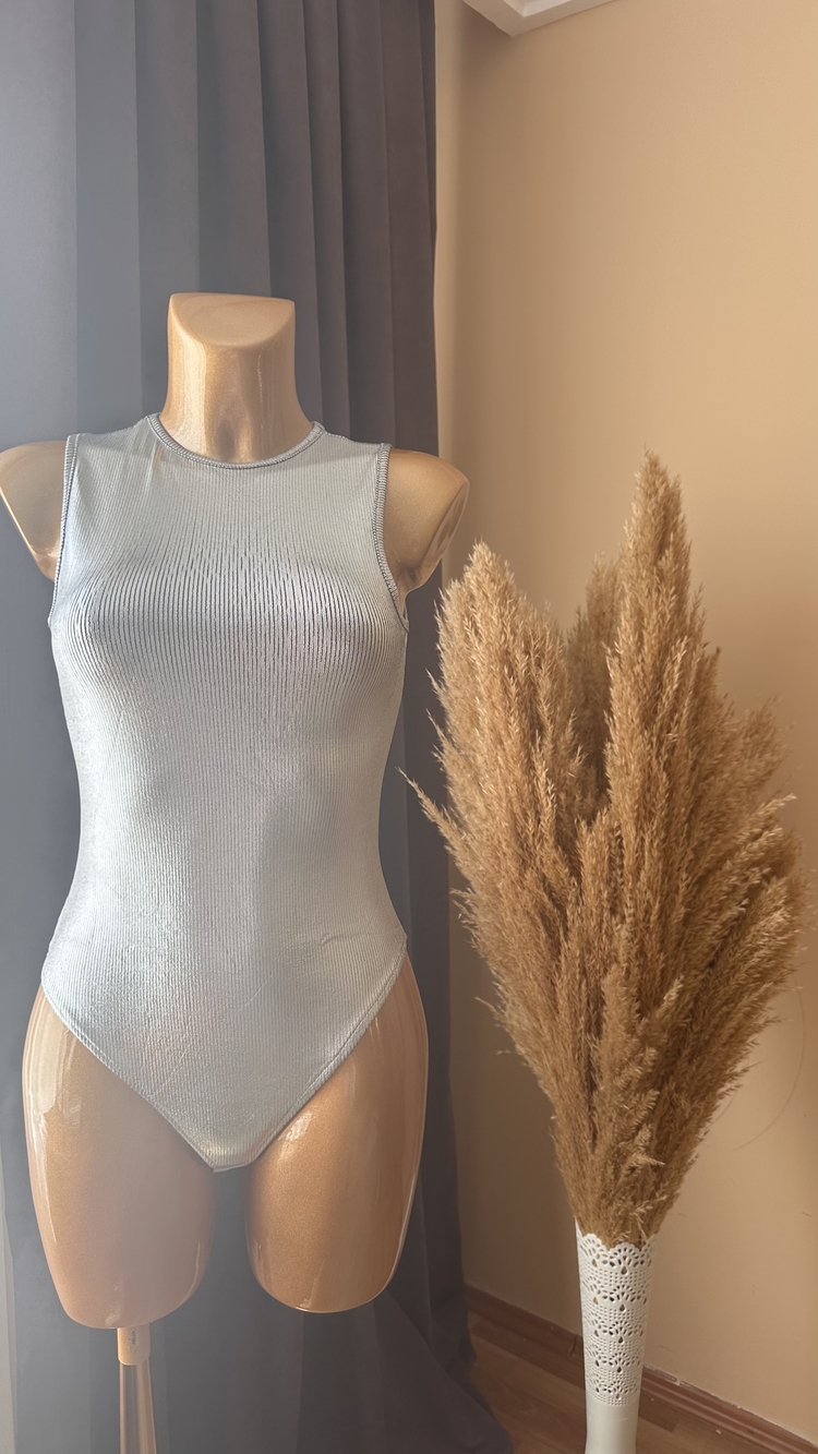 Gümüş Bodysuit