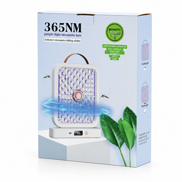 USB ŞARJLI & ELEKTRİK ÇARPMALI & DİJİTAL EKRAN UV IŞIKLI SİNEK KOVUCU