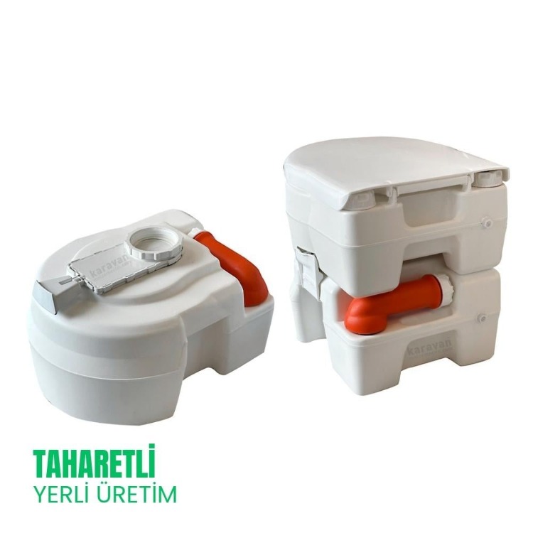 Taharetli Portatif Tuvalet WC 24 Litre