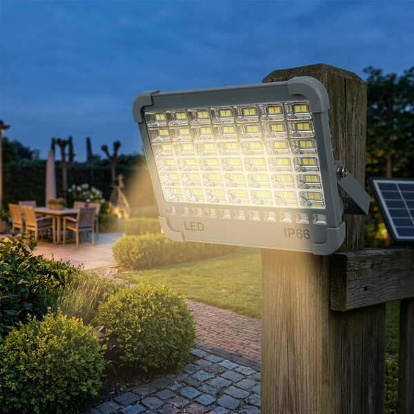 GÜNEŞ ENERJİLİ LED IŞIK ( SOLAR ) (PROJEKTÖR & POWERBANK) (ÇAKARLI)