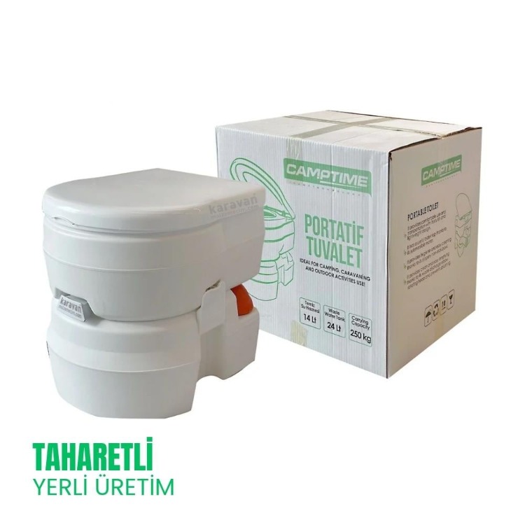 Taharetli Portatif Tuvalet WC 24 Litre