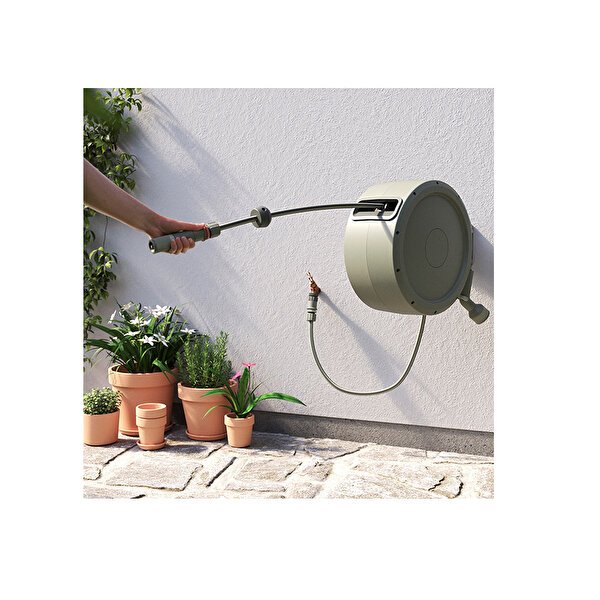 Duvara Monte Hortum Auto-Reel 25 Metre
