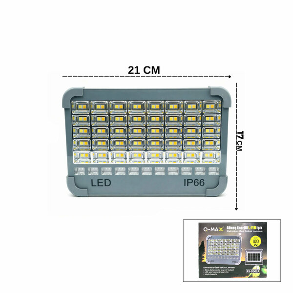 GÜNEŞ ENERJİLİ LED IŞIK ( SOLAR ) (PROJEKTÖR & POWERBANK) (ÇAKARLI)