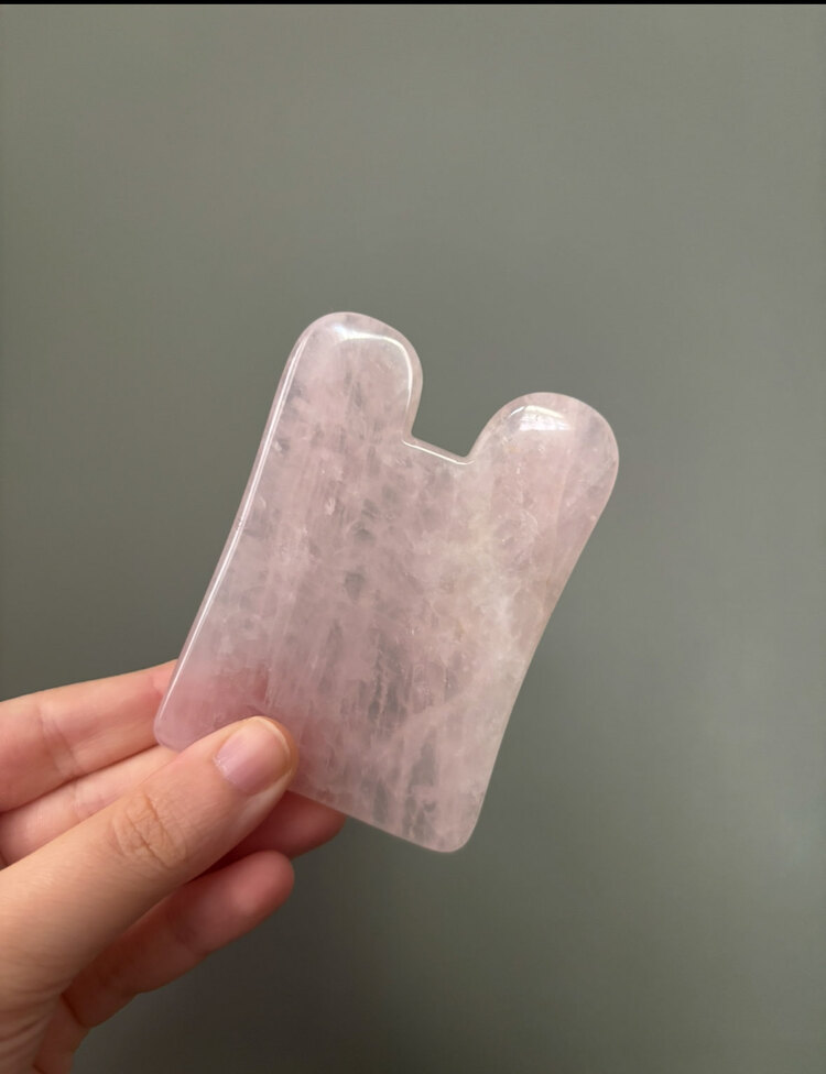 Pembe Kuvars Gua Sha