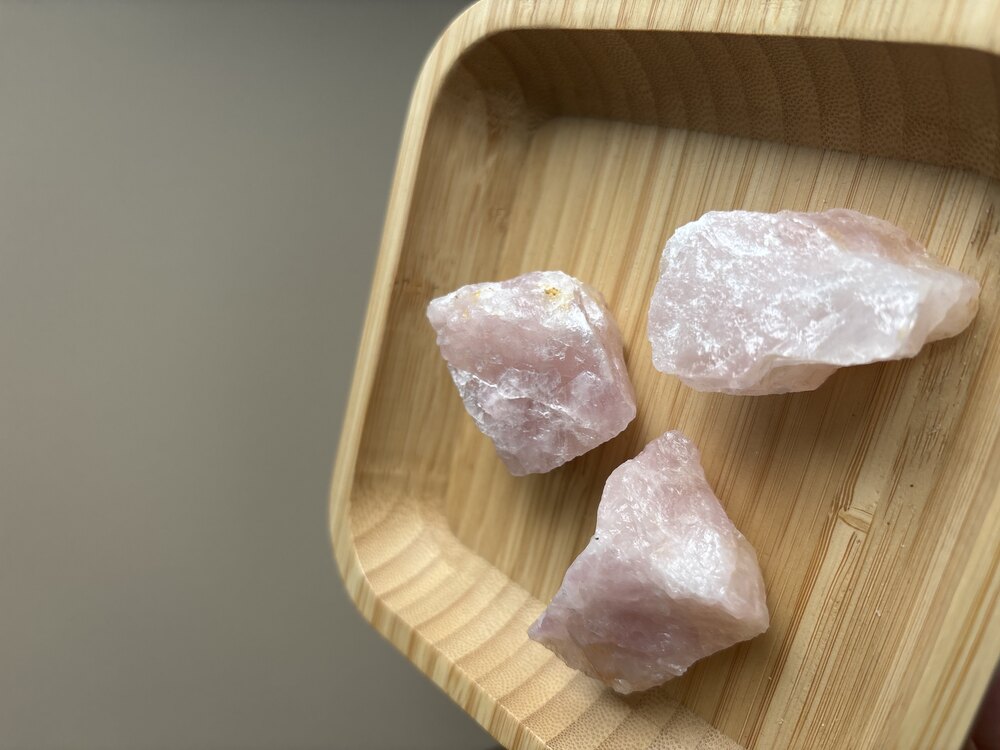 Pembe Kuvars Ham Taş