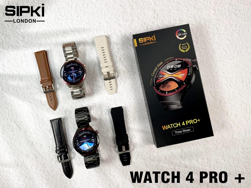 su geçirmez 3 kordonlu watch 4 pro +