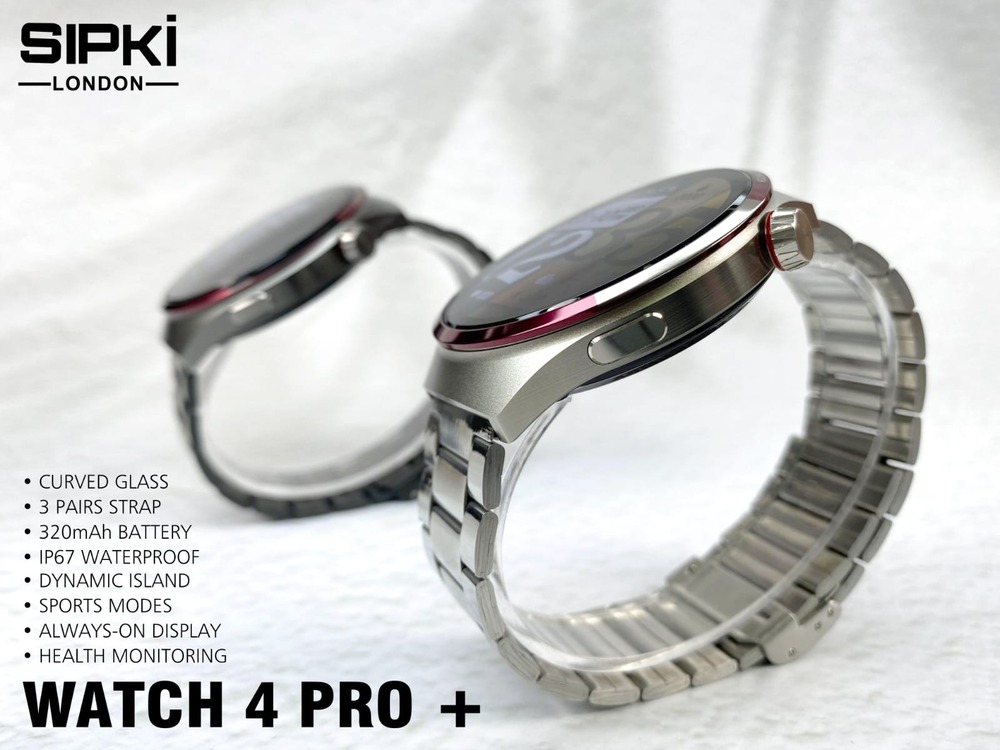 su geçirmez 3 kordonlu watch 4 pro +