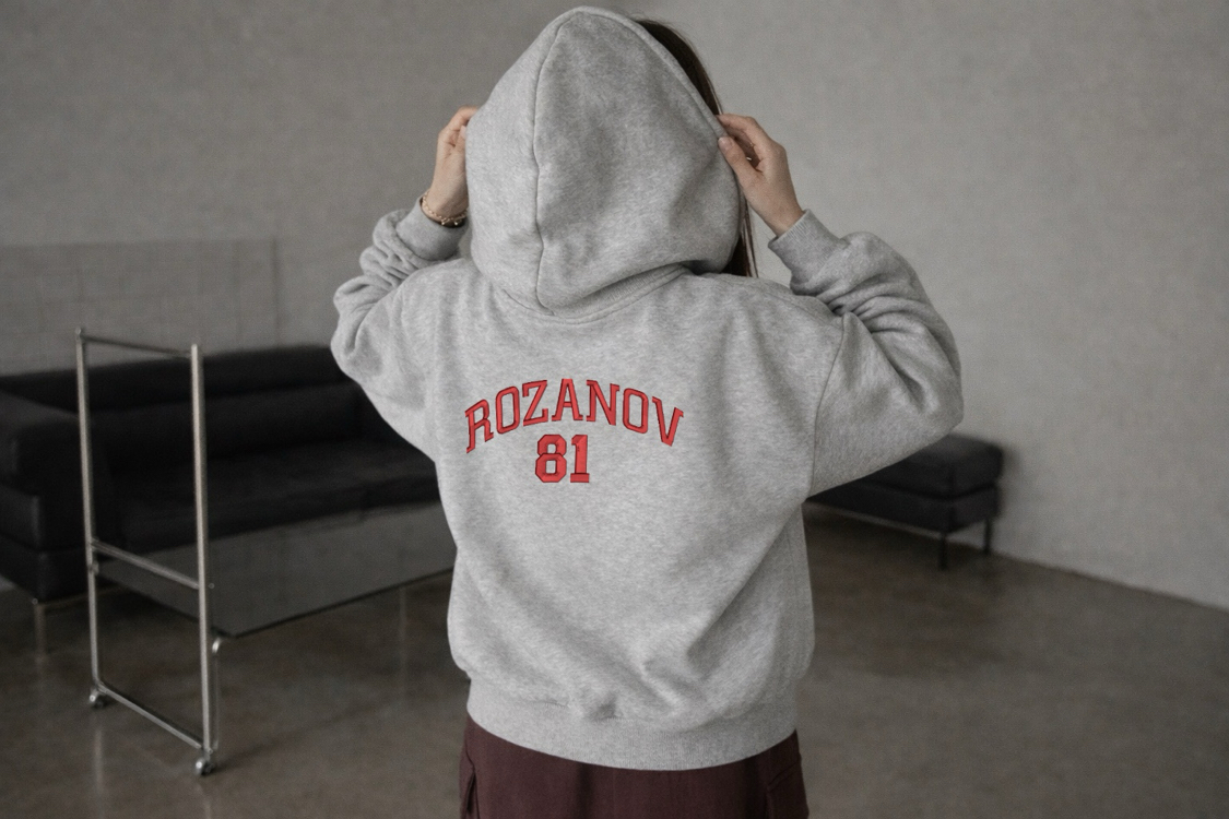 Heated Rivalry Fermuarlı Hoodie