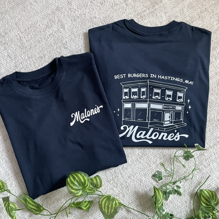 Malones Lacivert Tişört