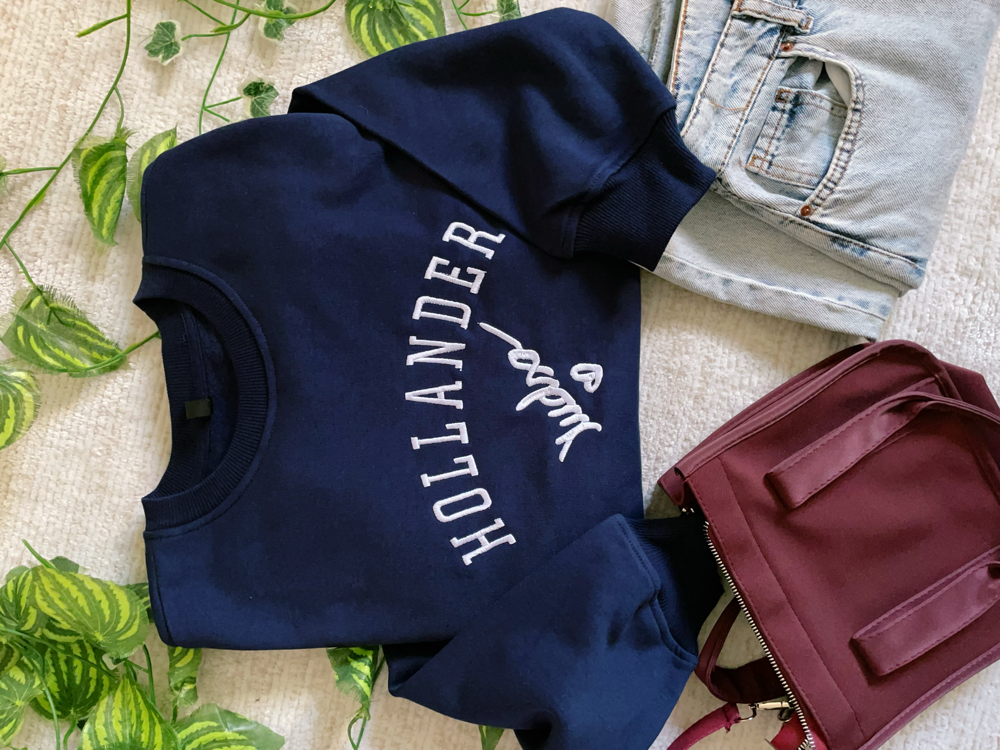 HR İmza Nakışlı Sweatshirt