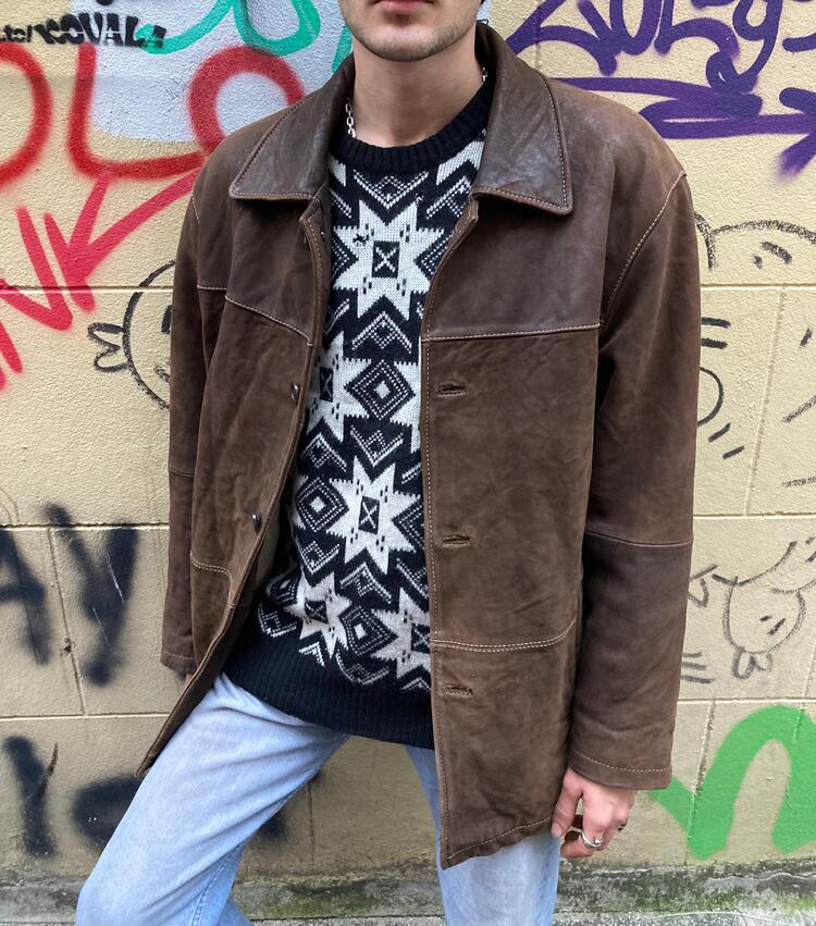 vintage deri ceket