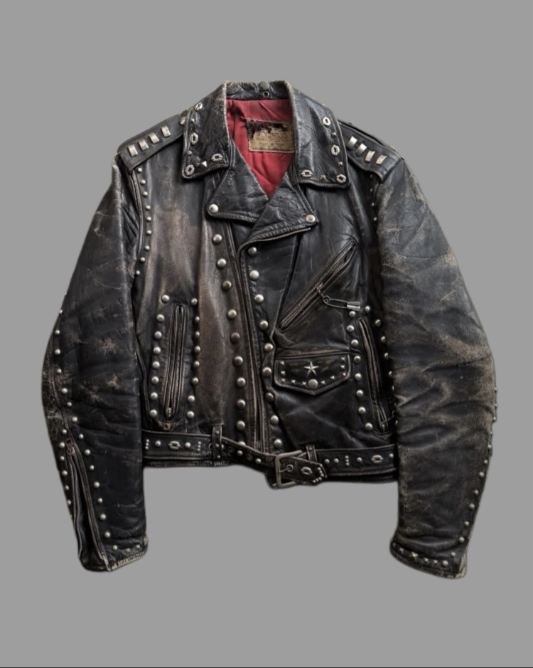 custom biker ceket