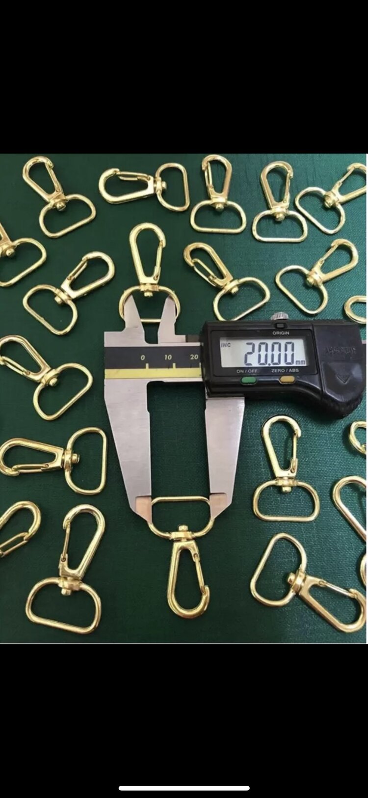 2 cm TELLİ KANCA 1000 Adet (GOLD RENK)