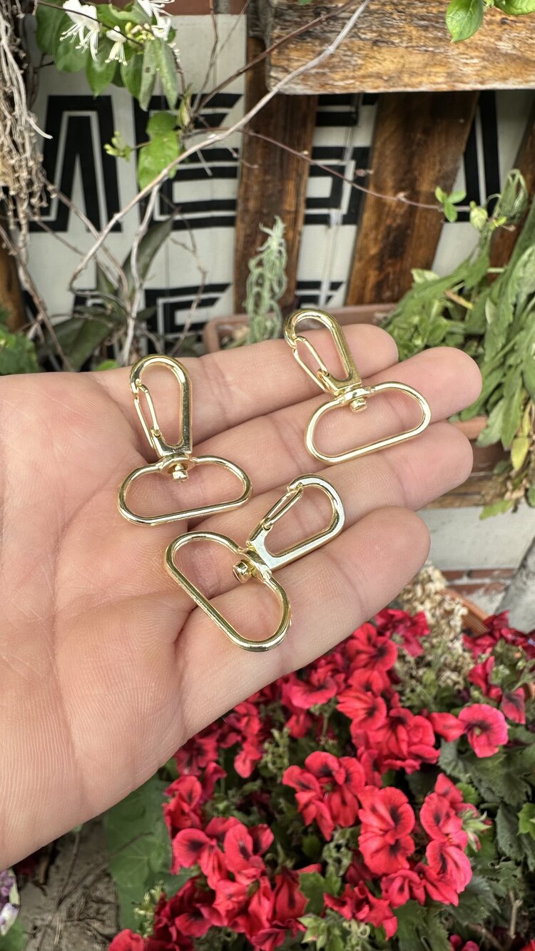 2,5 cm Telli Kanca 100 Adet (GOLD Renk)
