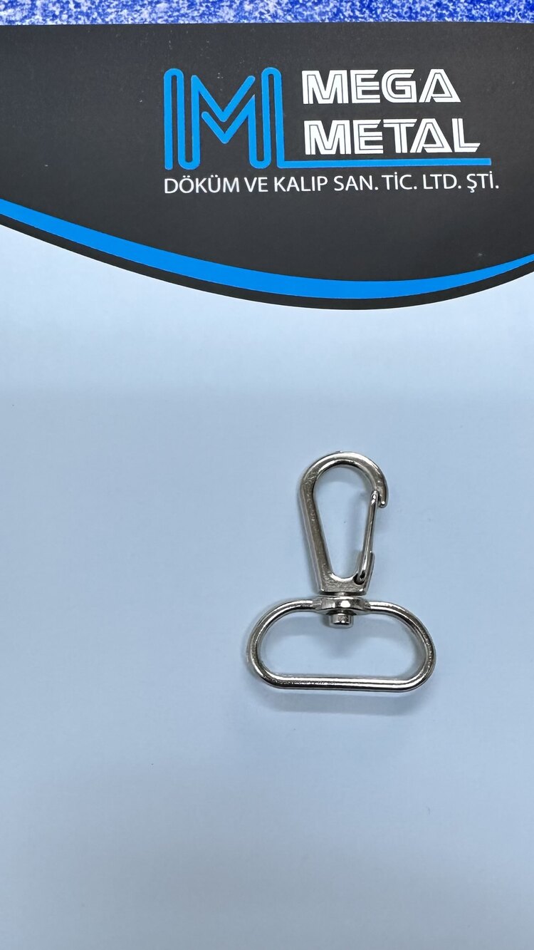 2,5 cm TELLİ KANCA 1000 Adet (GÜMÜŞ RENK)