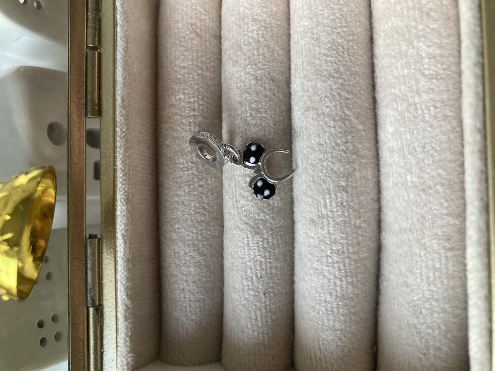 Minnie Siyah Mineli Taç