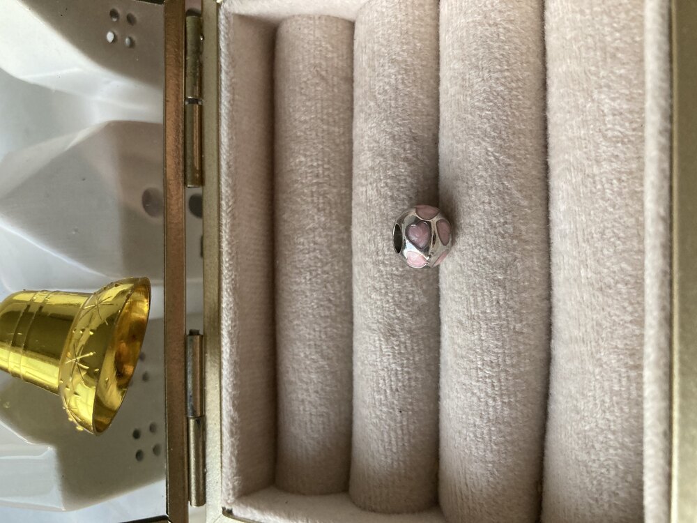 Pembe Kalp Mineli Pandora Charm