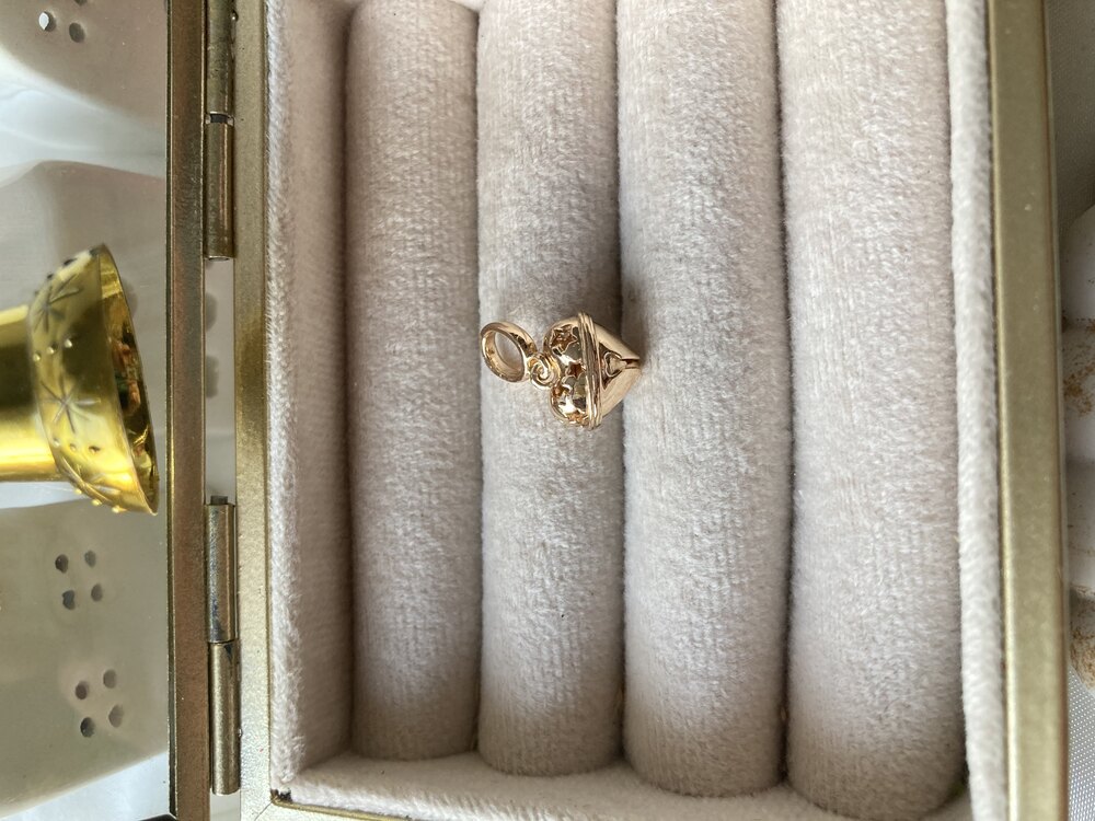 Çıngıraklı Kalp Charm