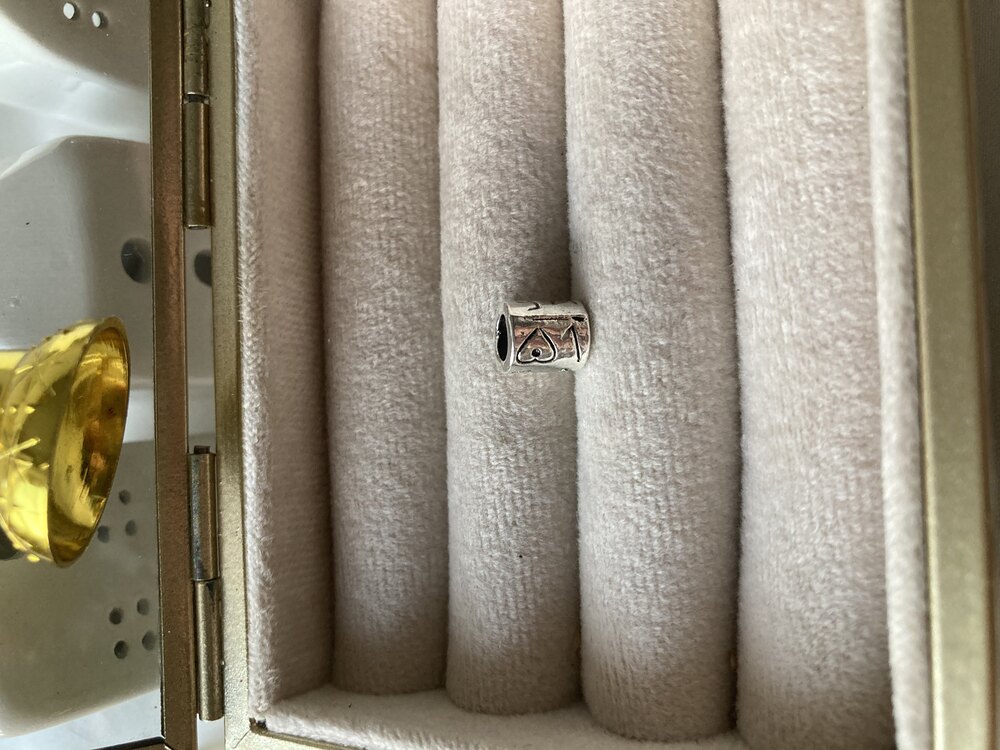 Love Yazılı Silindir Pandora Charm