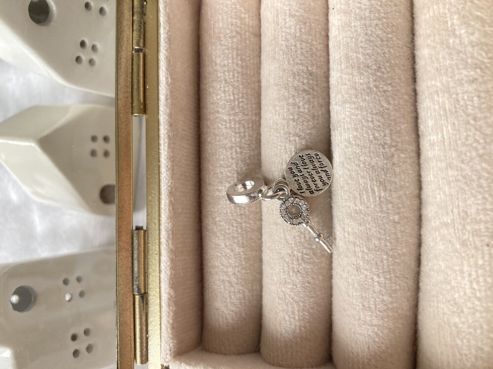 Anahtar & Plakalı Pandora Charm